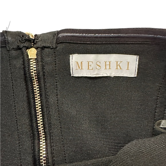 Meshki Black Tube Bodycon Mini Dress Size M/L - Picture 14 of 17